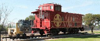 Santa Fe Caboose and Inspection Car
