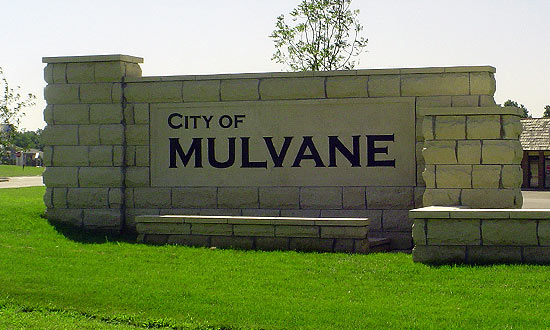 City Sign - Mulvane Kansas